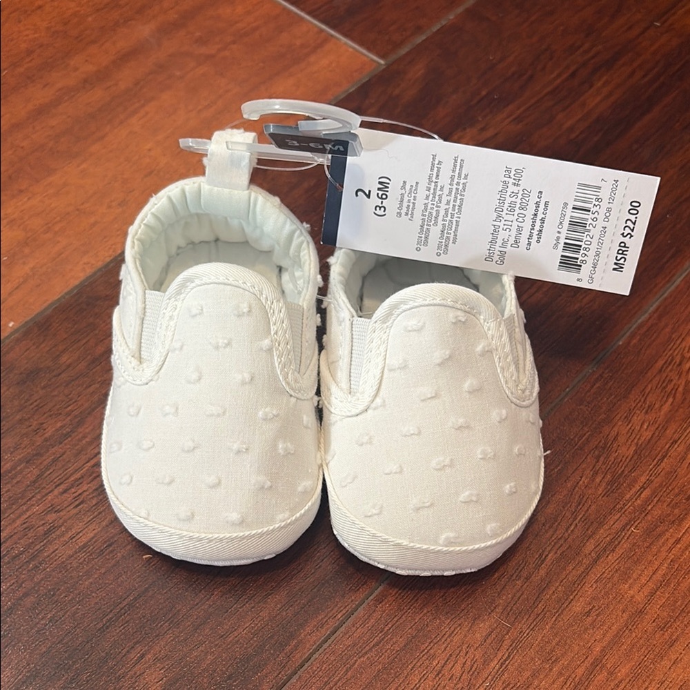NWT - Baby B’gosh Shoes 3-6M